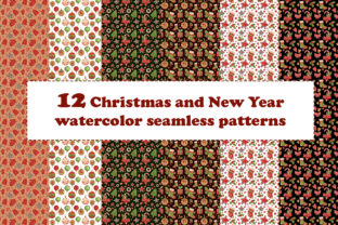 12 Christmas and New Year Patterns