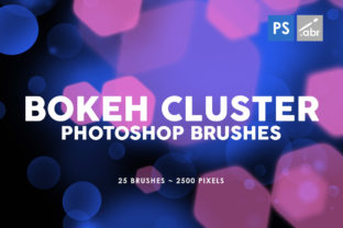 25 Bokeh Cluster Photoshop Stamp Brushes: Enhancing Creativity with High-Resolution Textures