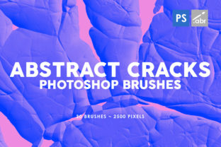 30 Abstract Cracks Photoshop Stamp Brush