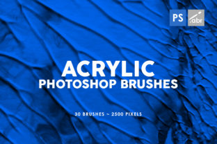 30 Acrylic Photoshop Stamp Brushes 1: A Versatile Tool for Designers and Artists