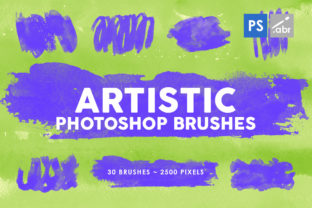 30 Artistic Photoshop Stamp Brushes 1: Enhancing Creativity with High-Resolution Textures