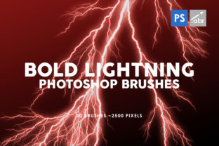 30 Bold Lightning Photoshop Brushes: A Powerful Tool for Creative Designers
