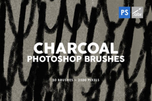 30 Charcoal Texture Photoshop Brushes: Enhancing Creativity with High-Resolution Textures