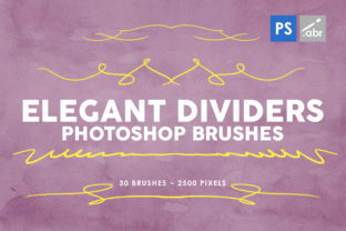 30 Elegant Dividers Photoshop Brushes: A Versatile Tool for Designers