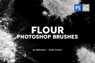 30 Flour Photoshop Stamp Brushes: Enhancing Creativity with High-Resolution Textures