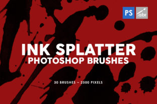 30 Ink Splatter Photoshop Stamp Brushes: A Creative Tool for Designers and Artists