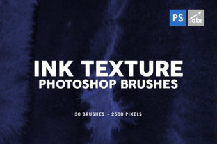 30 Ink Texture Photoshop Stamp Brushes 2: Enhancing Creativity with High-Resolution Textures