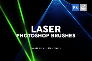 30 Laser Photoshop Stamp Brushes: A Creative Powerhouse for Designers and Artists