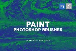 30 Paint Texture Photoshop Brushes 1: Enhancing Creativity with High-Resolution Textures