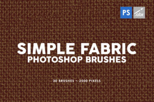 30 Simple Fabric Photoshop Stamp Brushes: A Versatile Tool for Designers