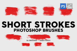 36 Short Ink Strokes Photoshop Brushes: A Powerful Tool for Creative Designers