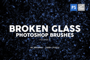 45 Broken Glass Photoshop Brushes 2: Enhancing Creativity with High-Resolution Textures
