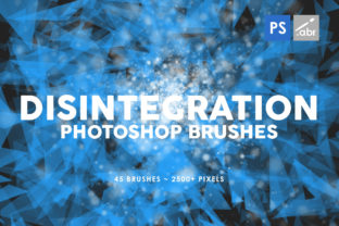 45 Disintegration Photoshop Brushes: A Versatile Tool for Creative Design