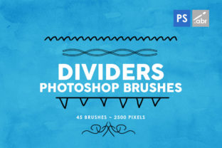 45 Dividers Photoshop Brushes Vol. 2: A Versatile Tool for Creative Design
