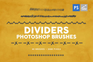 45 Dividers Photoshop Stamp Brushes 1