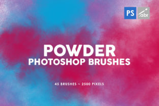 45 Powder Photoshop Stamp Brushes 2: A Versatile Tool for Creative Projects