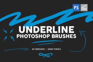 45 Underline Photoshop Stamp Brushes 1: A Versatile Tool for Designers