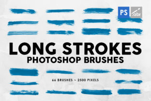 66 Long Ink Strokes Photoshop Stamp Brus: Enhancing Creativity with High-Resolution Ink Textures