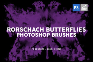 75 Rorschach Butterflies Photoshop Stamp: A Versatile Tool for Creative Projects