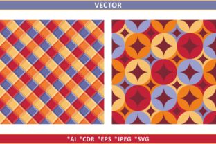 Abstract Seamless Geometric Pattern