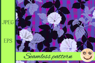 Flowers of Dope Purple Pattern
