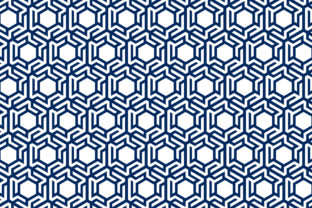 Hexagon Abstract Pattern Blue: A Modern Twist on Geometric Design