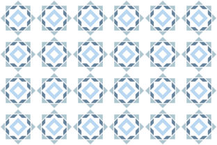 Islamic Pattern Floor Light Blue Design Overview