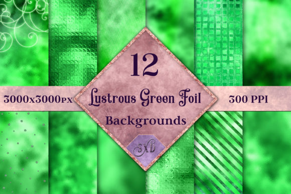 Lustrous Green Foil Backgrounds: A New Era in Digital Design and Creative Expression