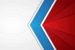 Red Blue Abstract Background Horizontal