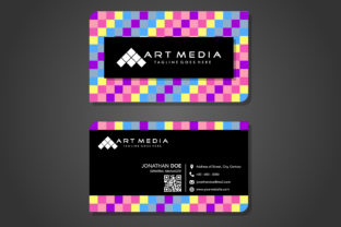 Square Pattern Business Card 2: A Modern Approach to Professional Design