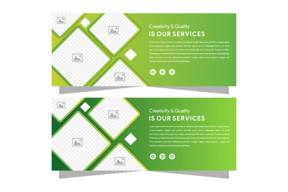 Square Photo Horizontal Banner Gradient – A Versatile Design Solution for Modern Advertising and Branding