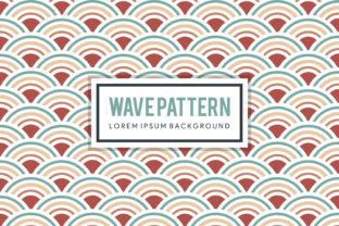 Wave Pattern: A Timeless Design with Japanese and Retro Influences