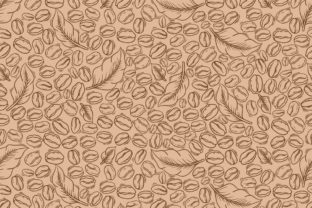 Wrapping Paper Coffee Beans Seamless Pattern: A Versatile Design for Creative Projects